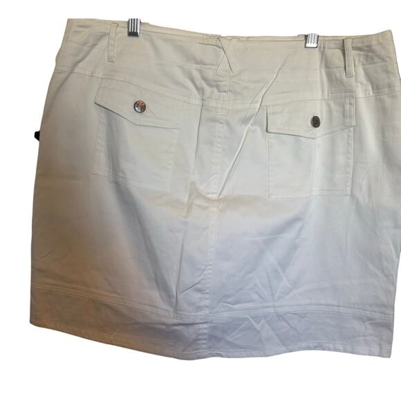 Bamboo Traders size 16 skort NEW white - Picture 3 of 12